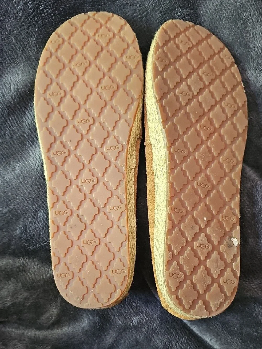 UGG Suede Slip-On Moccasins in Yellow